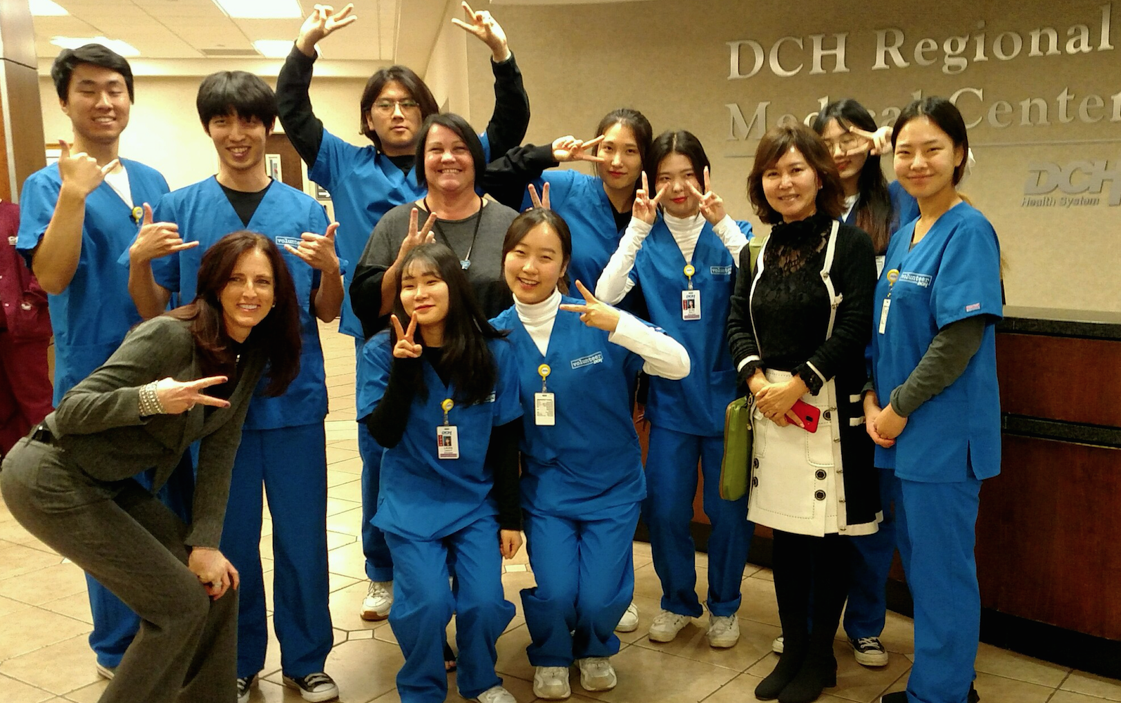 Ansan Nursing Students at DCH Hospital
