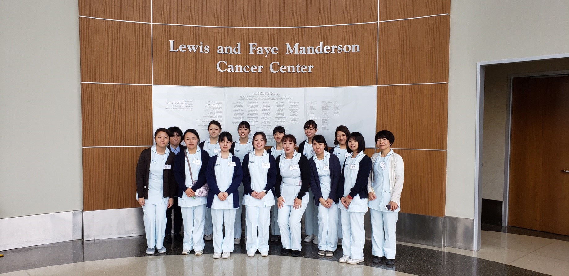 Chiba Nursing Students at DCH Hospital
