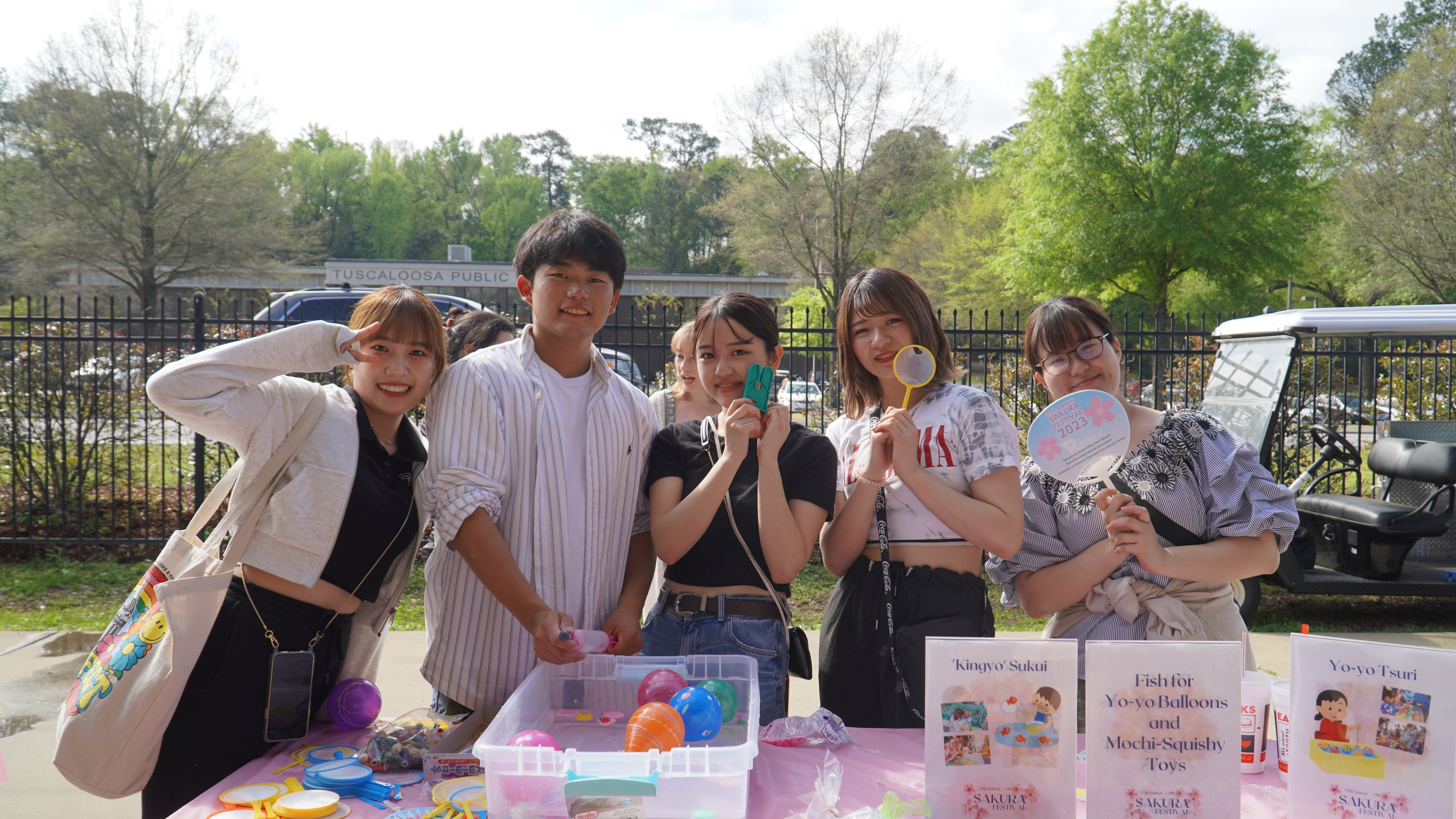 ELI Students at Sakura Festival